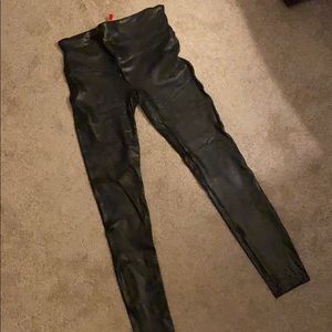 Spanx Faux Leather Leggings